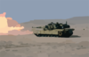 Marines From The 13th Marine Expeditionary Unit (13th Meu) Tank Platoon Blt 1/1 Stationed At Twentynine Palms, Calif., Fire The M-a1 Abrams Tank During A Live Fire Training Exercise. Clip Art