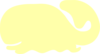 Yellow Whale2 Clip Art