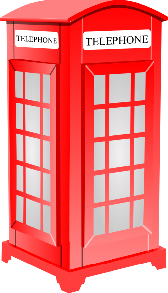 British Phone Booth Clip Art at Clker.com - vector clip art online, royalty  free & public domain