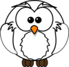 White Owl Clip Art