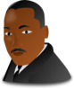 Martin Luther King Jr. Day Icon Clip Art