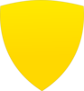 Dark Yellow Orange Shield Clip Art
