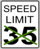 No Speed Limit Clip Art