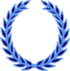 Blue Wreath Clip Art