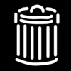 Black And White Trash Can Clip Art