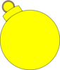Yellow Ornament Clip Art