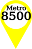 Maker Metro 8500 Okupa Amarillo Clip Art