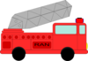 Firetruck Named Ran Clip Art