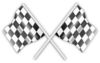 Checkered Racing Flags Clip Art