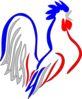 French Rooster Clip Art