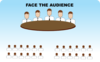 Face The Audience Seating Arrangement (group Discussion) Clip Art