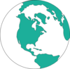 World Grey Logo 2 Clip Art