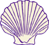 Purple Shell Clip Art