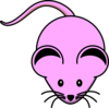 Pink Mouse Clip Art