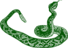 Dark Green Snake Clip Art