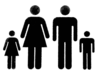A Family Of Friendly Graphics Clip Art