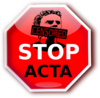 Internet Freedom Stop Acta Clip Art