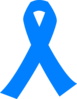 Light Blue Cancer Ribbon Clip Art
