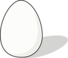 White Egg Clip Art