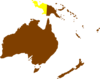 Montessori Australia Continent Map Clip Art