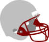 Gray And Red Helmet Clip Art