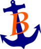 B Anchor Clip Art