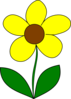 Yellow Flower Clip Art