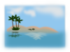 Island In The Ocean Clip Art