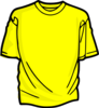 Yellow T-shirt Clip Art