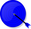 Blue Target Clip Art