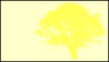 Tree, Orange, Silhouette, Yellow Background Clip Art