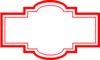Box Label - Explorer Theme Red Clip Art