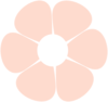 Light Pink Flower Clip Art