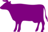 Purple Cow Clip Art