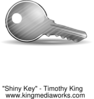 Silver Key Clip Art