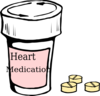 Heart Medication Clip Art