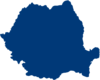 Harta Albastra Romania Clip Art