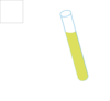 Test Tube Yellow Clip Art