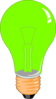 Green Bulb Clip Art