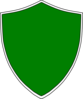 Shield Green Clip Art