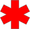 Red2 Star Of Life Clip Art