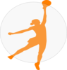 Netball Stretch Clip Art