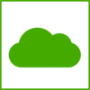 Green Cloud Icon Clip Art