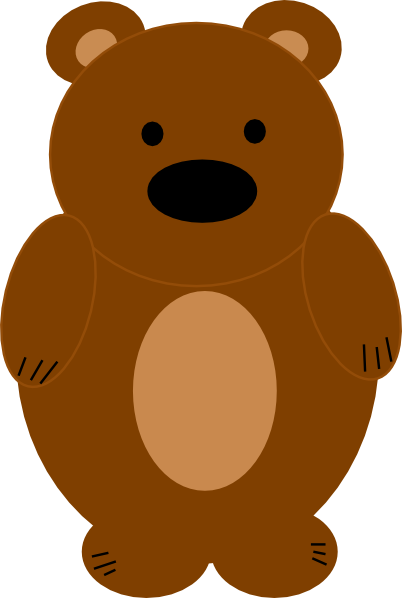 smiling bear clipart