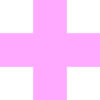 Pink Medical Cross Clip Art