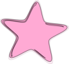 Pink Star Editedr Clip Art