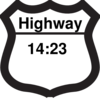Highway 1423 Clip Art