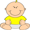 Smiling Baby Clip Art