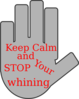 Stop Whining Clip Art