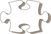 White Jigsaw Puzzle Clip Art